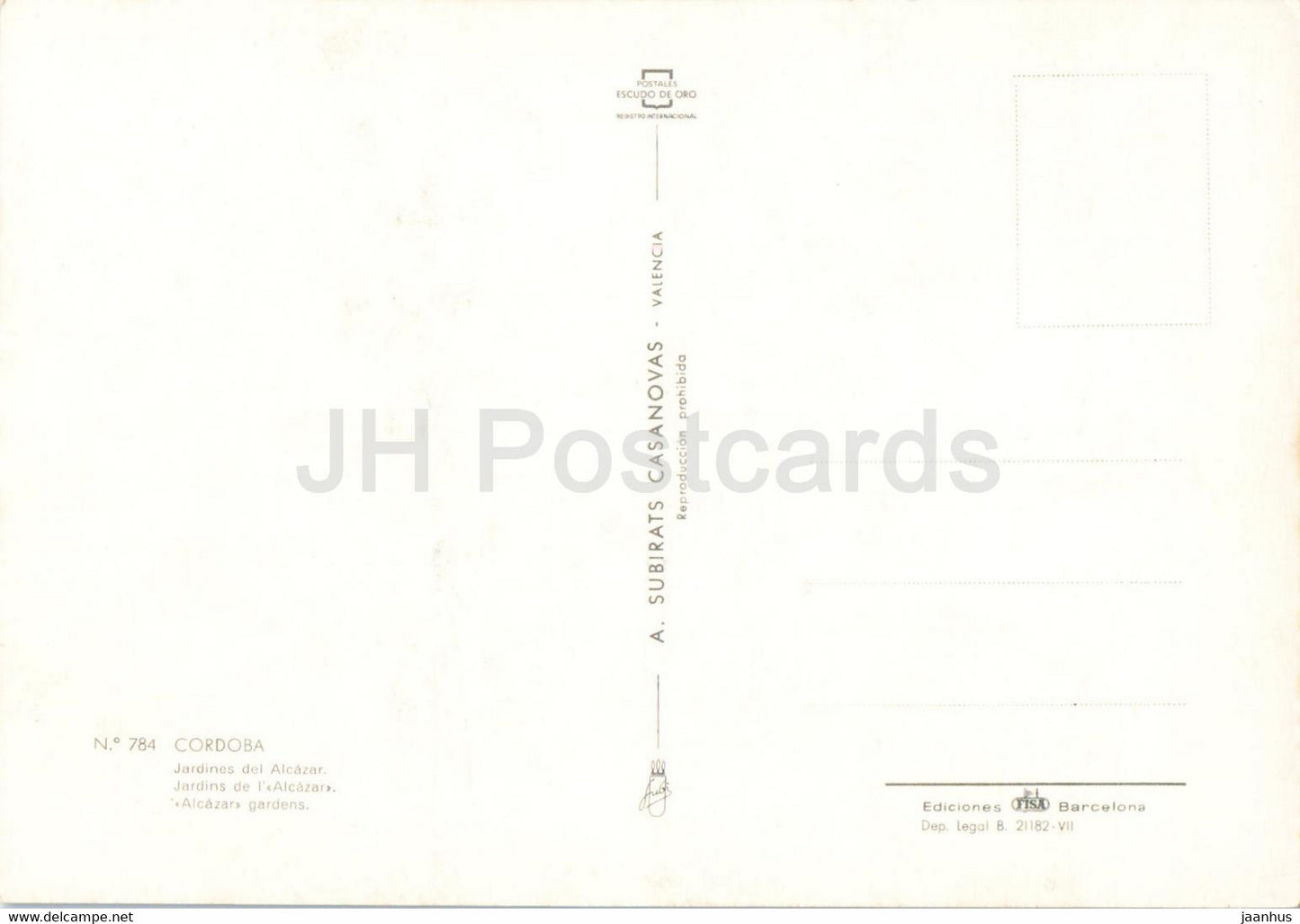 Cordoue - Jardines del Alcazar - jardins - 784 - Espagne - inutilisé