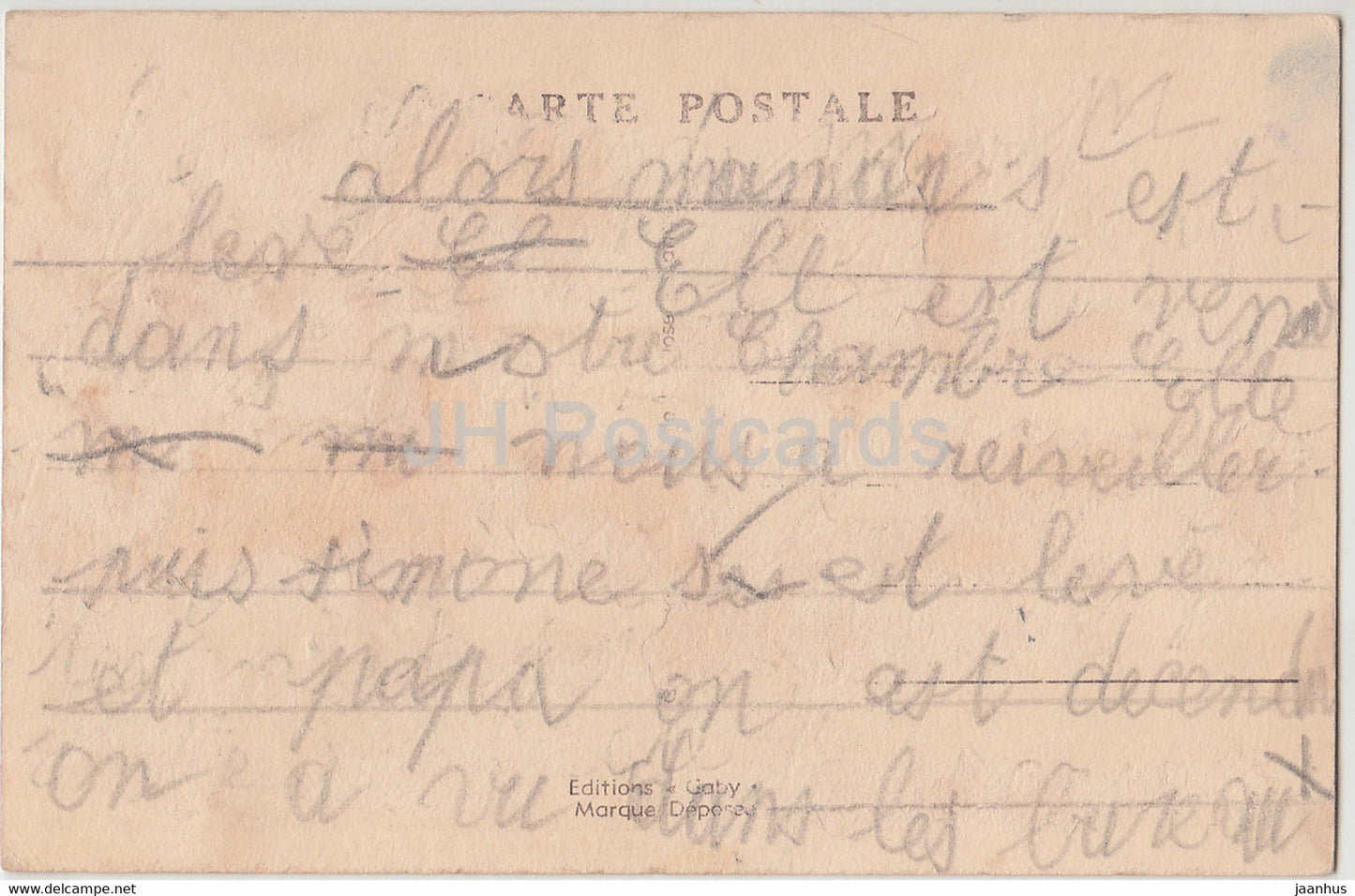 Niort - Le Jardin de la Breche - 57 - alte Postkarte - Frankreich - gebraucht