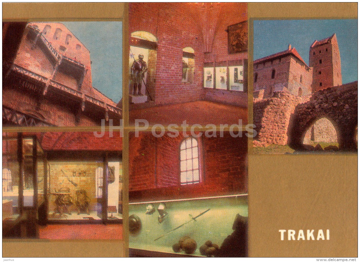 in the Trakai insular castle - 1973 - Lithuania USSR - unused - JH Postcards