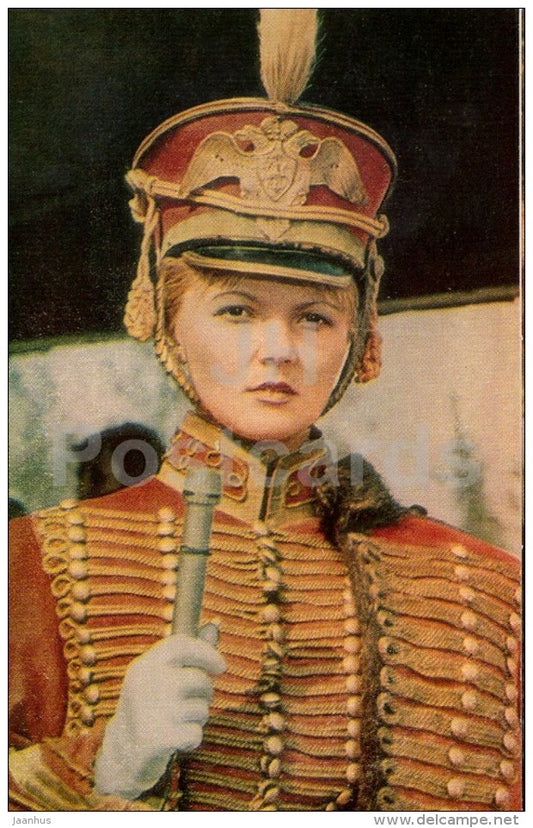 Girl and Grand - actress M. Dyuzheva - Movie - Film - soviet - 1984 - Russia USSR - unused - JH Postcards