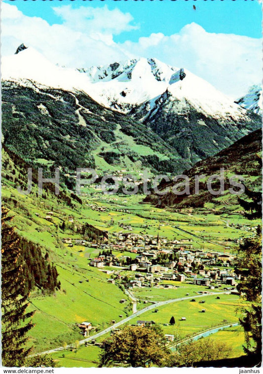 Blick von Bad Hofgastein 870 m - gegen Badgastein mit Hohen Tauern 2938 m - Austria - unused - JH Postcards