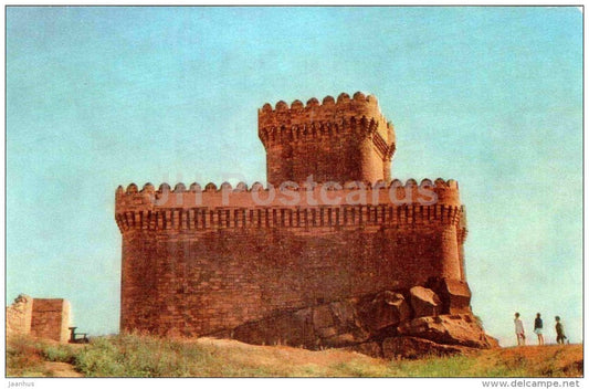 castle in the Ramany - Baku - 1976 - Azerbaijan USSR - unused - JH Postcards