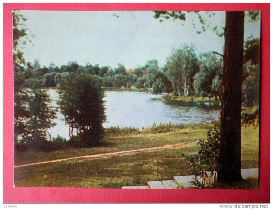lake Druskonis - Druskininkai - 1966 - Lithuania USSR - unused - JH Postcards