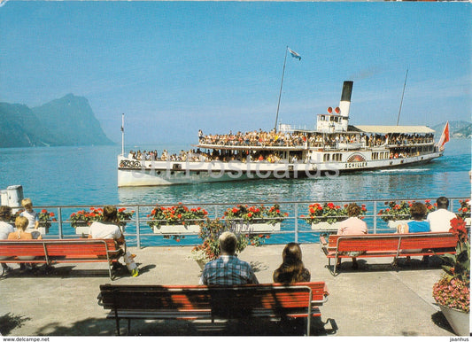 Vierwaldstattersee -  Dampfschiff Schiller - passenger ship - steamer - 3156 - Switzerland - unused - JH Postcards