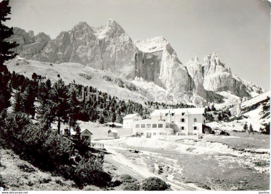 Rifugio Gardeccia - Gruppo del Catinaccio - old postcard - Italy - unused - JH Postcards