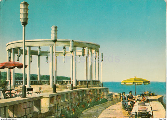 Varna - Druzhba resort - cafe Albatros - Bulgaria - used - JH Postcards