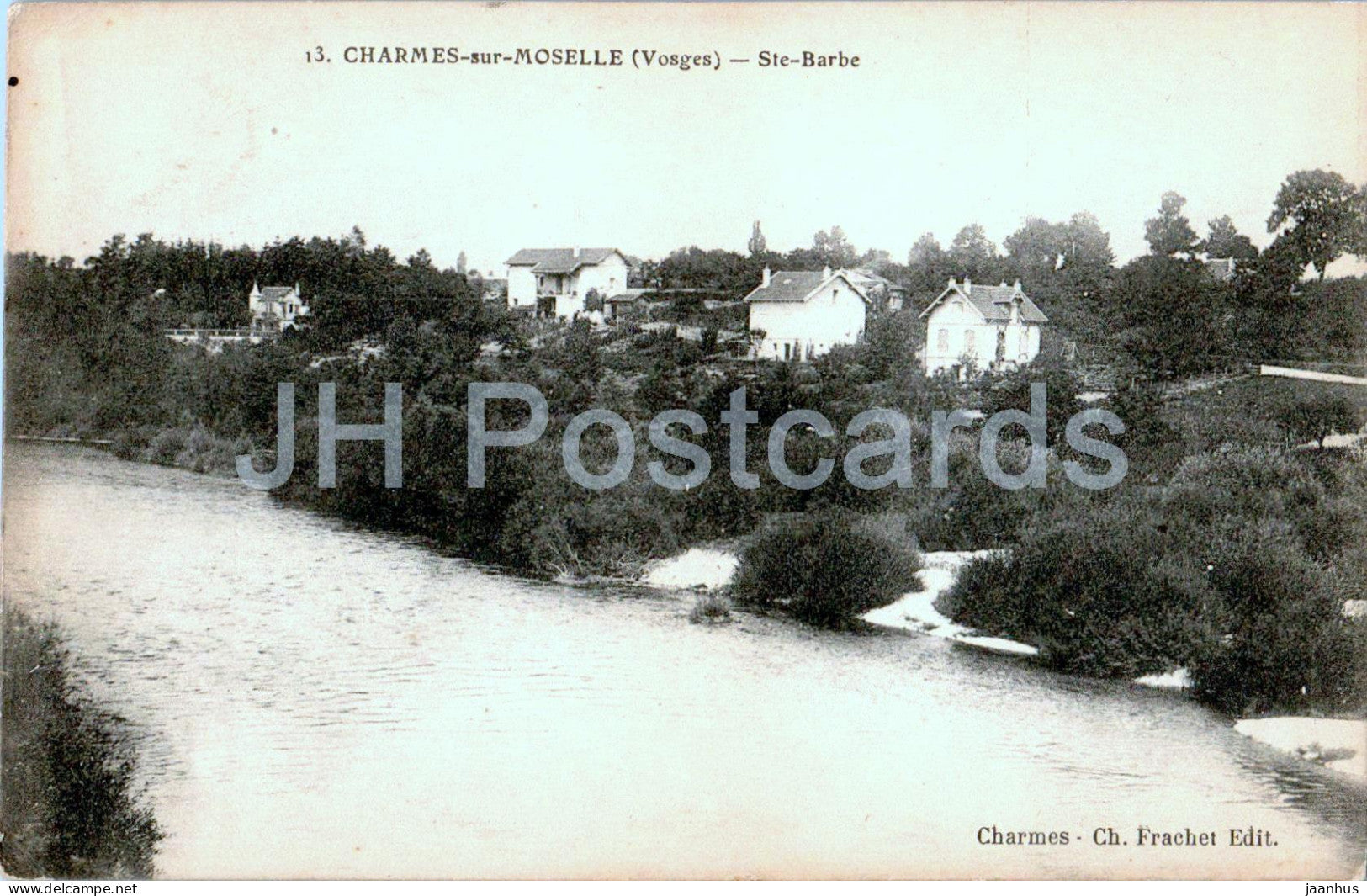 Charmes sur Moselle - Ste Barbe - 13 - old postcard - 1915 - France - used - JH Postcards