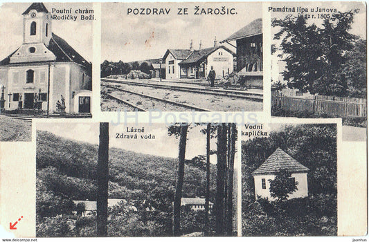 Pozdrav ze Zarosic - Zarosice - Feldpost - old postcard - Czech Republic - used - JH Postcards
