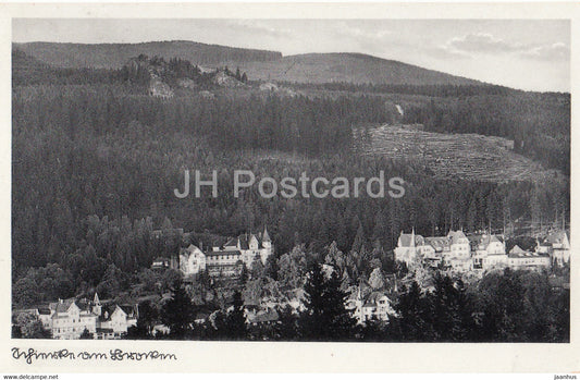Schierke am Brocken - Wintersportplatz - old postcard - 1939 - Germany - used - JH Postcards