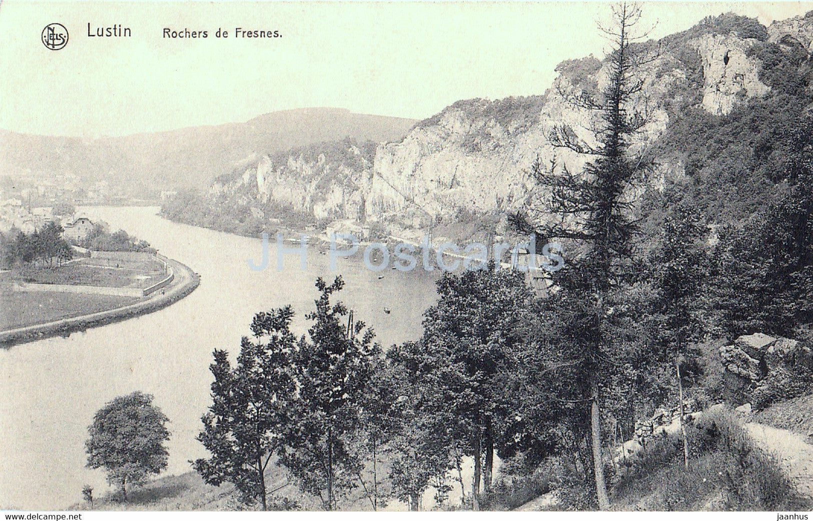 Lustin - Rochers de Fresnes - old postcard - 1917 - Belgium - used - JH Postcards