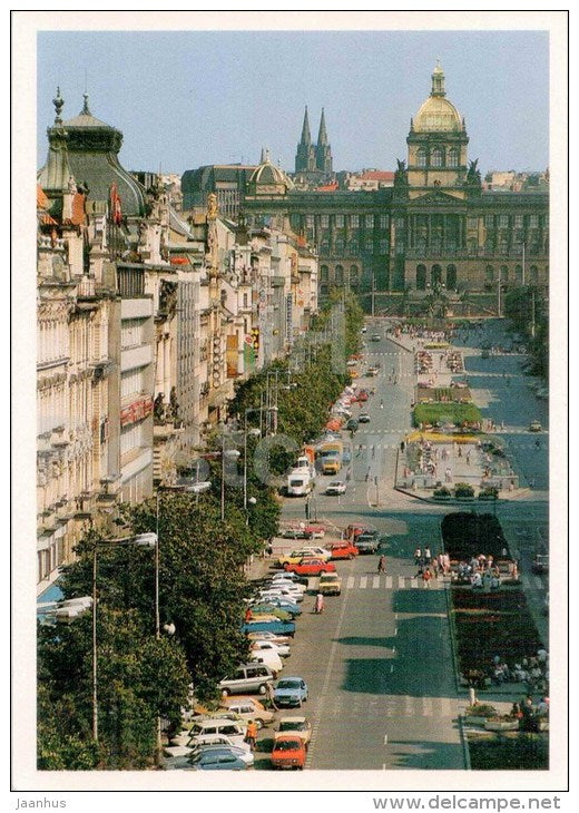Wenceslas square - Praha - Prague - Czech - unused - JH Postcards