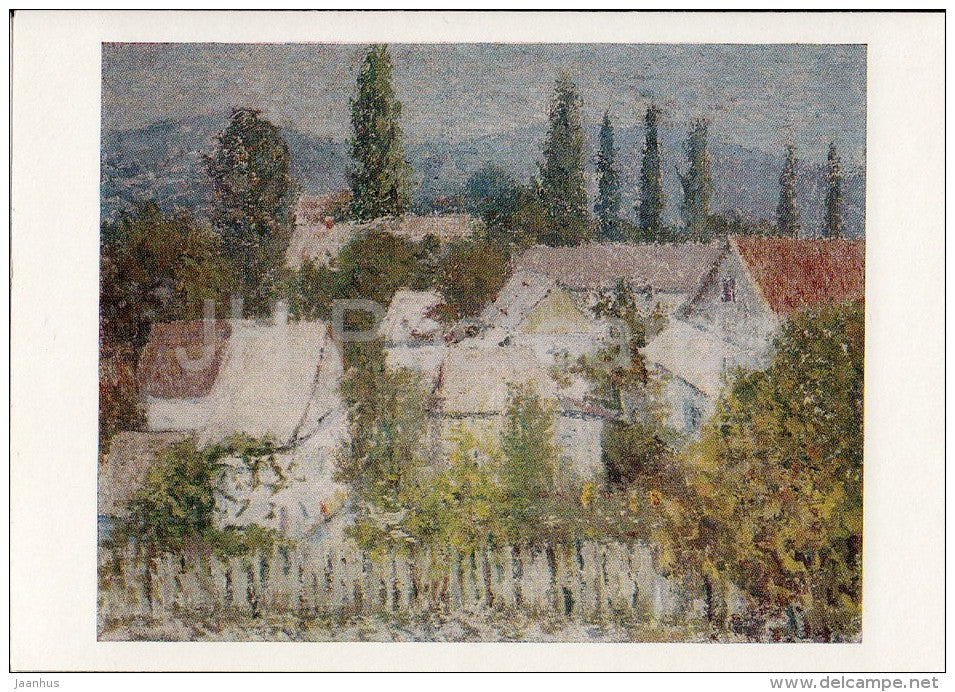 painting by A. Sotskov - Goryachy Klyuch , 1975 - Russian art - Russia USSR - 1987 - unused - JH Postcards