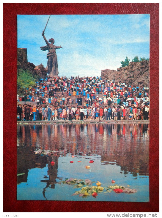 Mamayev Kurgan - Volgograd - 1981 - Russia USSR - unused - JH Postcards