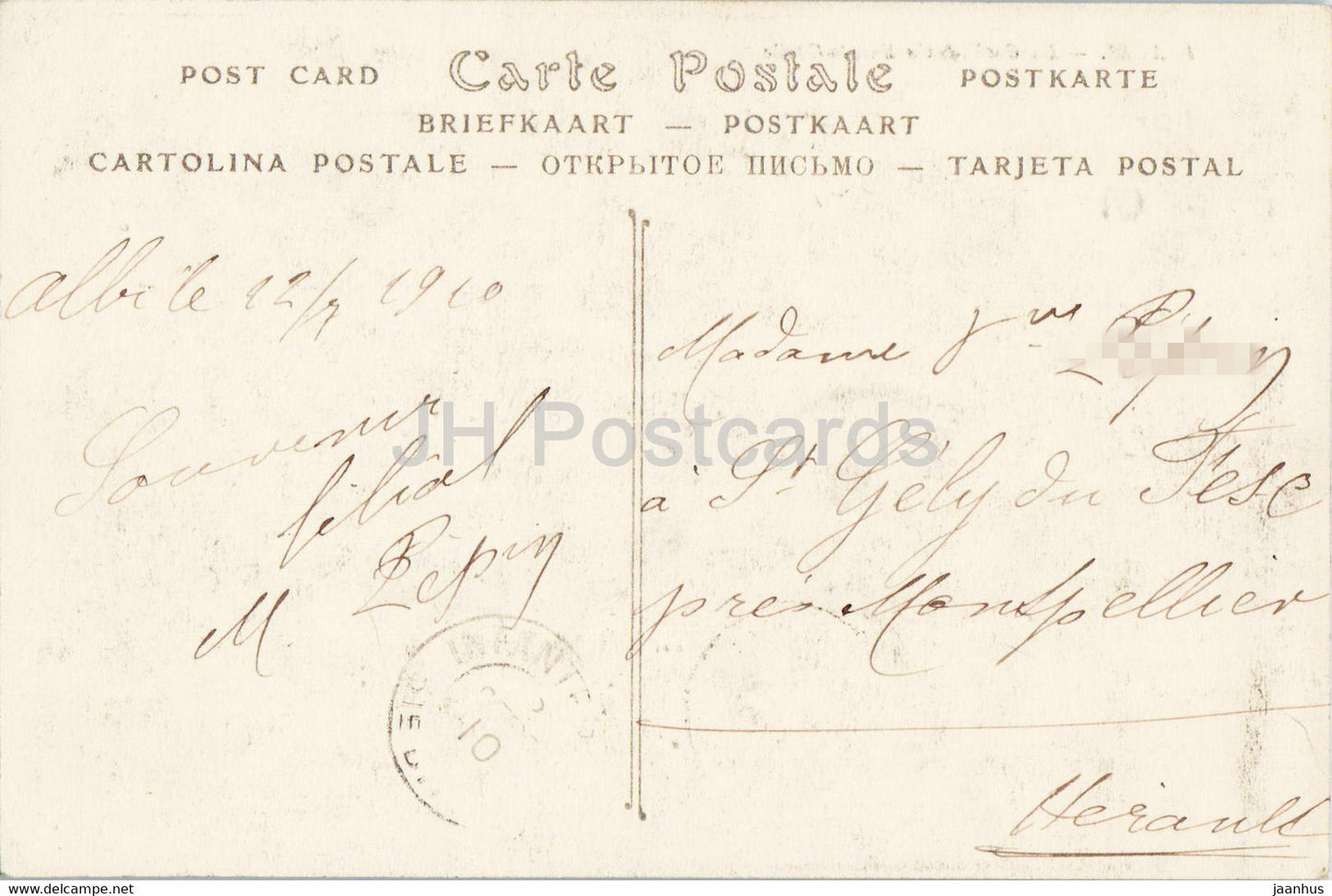 Albi - La Cathedrale Sainte Cecile - Kathedrale - 1 - alte Postkarte - 1910 - Frankreich - gebraucht