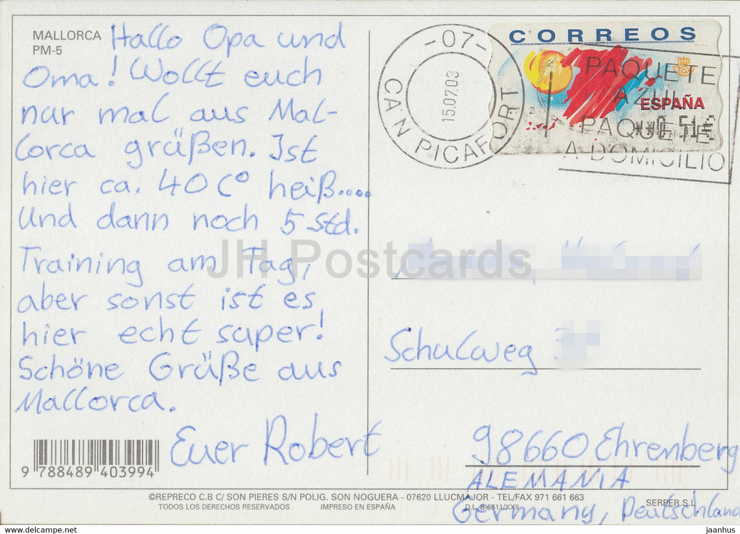 Majorque - carte - multiview - 2003 - Espagne - occasion