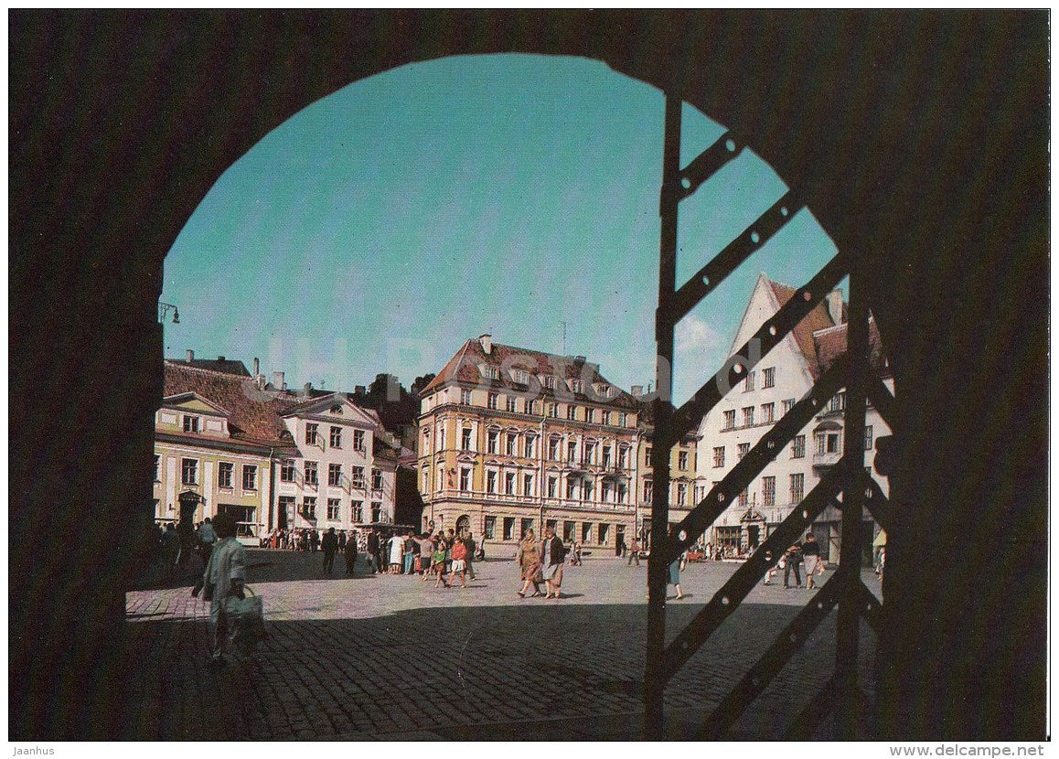 Town Square - Raekoja Plats - Tallinn - 1989 - Estonia USSR - unused - JH Postcards