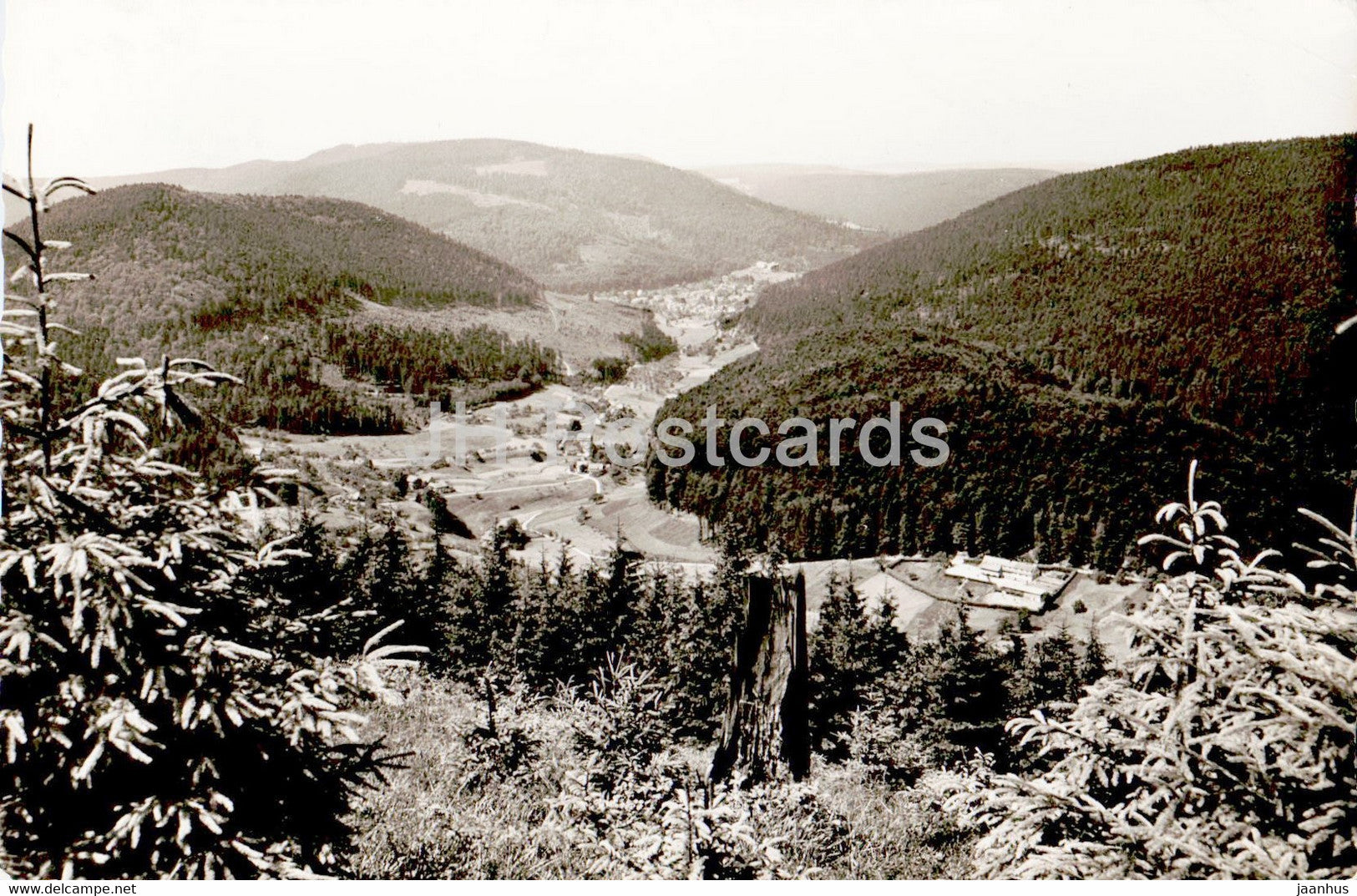 Heilklimatischer Kurort Herrenalb - Blick ins Gaistal - 1963 - Germany - used - JH Postcards