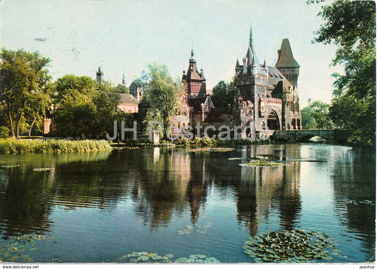 Budapest - Town Park - Vajdahunyad castle - agricultural museum - 1973 - Hungary - used - JH Postcards