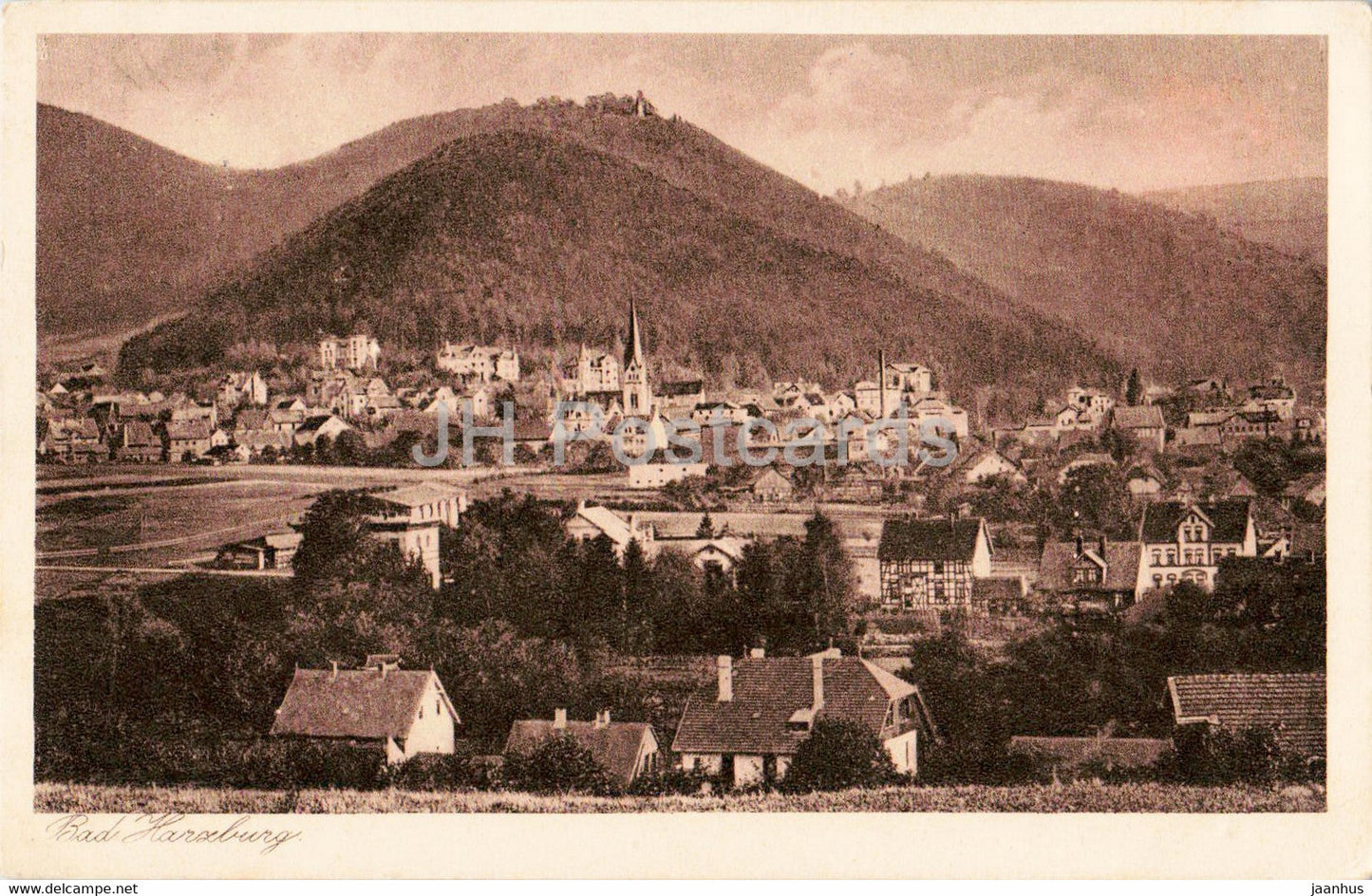 Bad Harzburg - 1 - old postcard - 1927 - Germany - used - JH Postcards