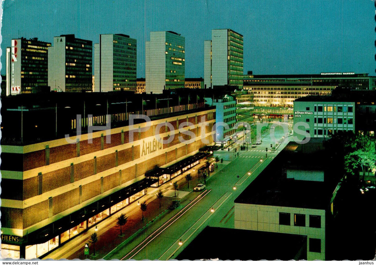 Stockholm - Klarabergsgatan och Hotorgs City - Downtown - 130/250 - 1968 - Sweden - used - JH Postcards