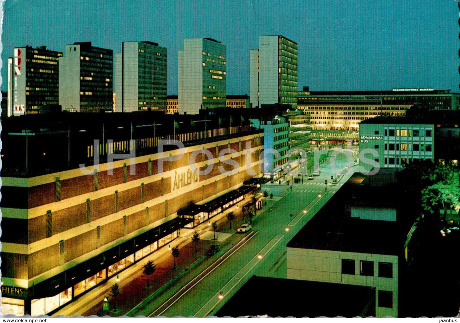 Stockholm - Klarabergsgatan och Hotorgs City - Downtown - 130/250 - 1968 - Sweden - used - JH Postcards
