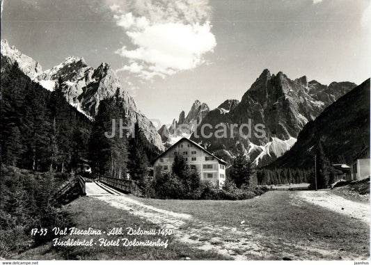 Val Fiscalina - Hotel Dolomiti 1450 - Fischleintal - Hotel Dolomitenhof - 17-55 - 1960 - Italy - used - JH Postcards
