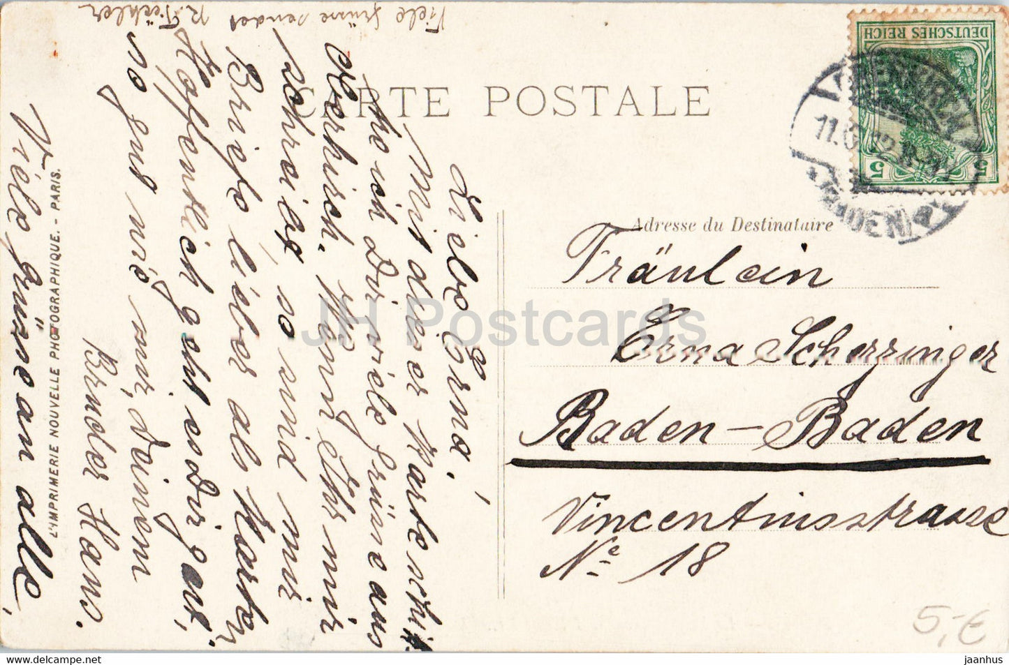 Paris - Le Pont de Alexandre III - bridge - 303 - old postcard - 1912 - France - used