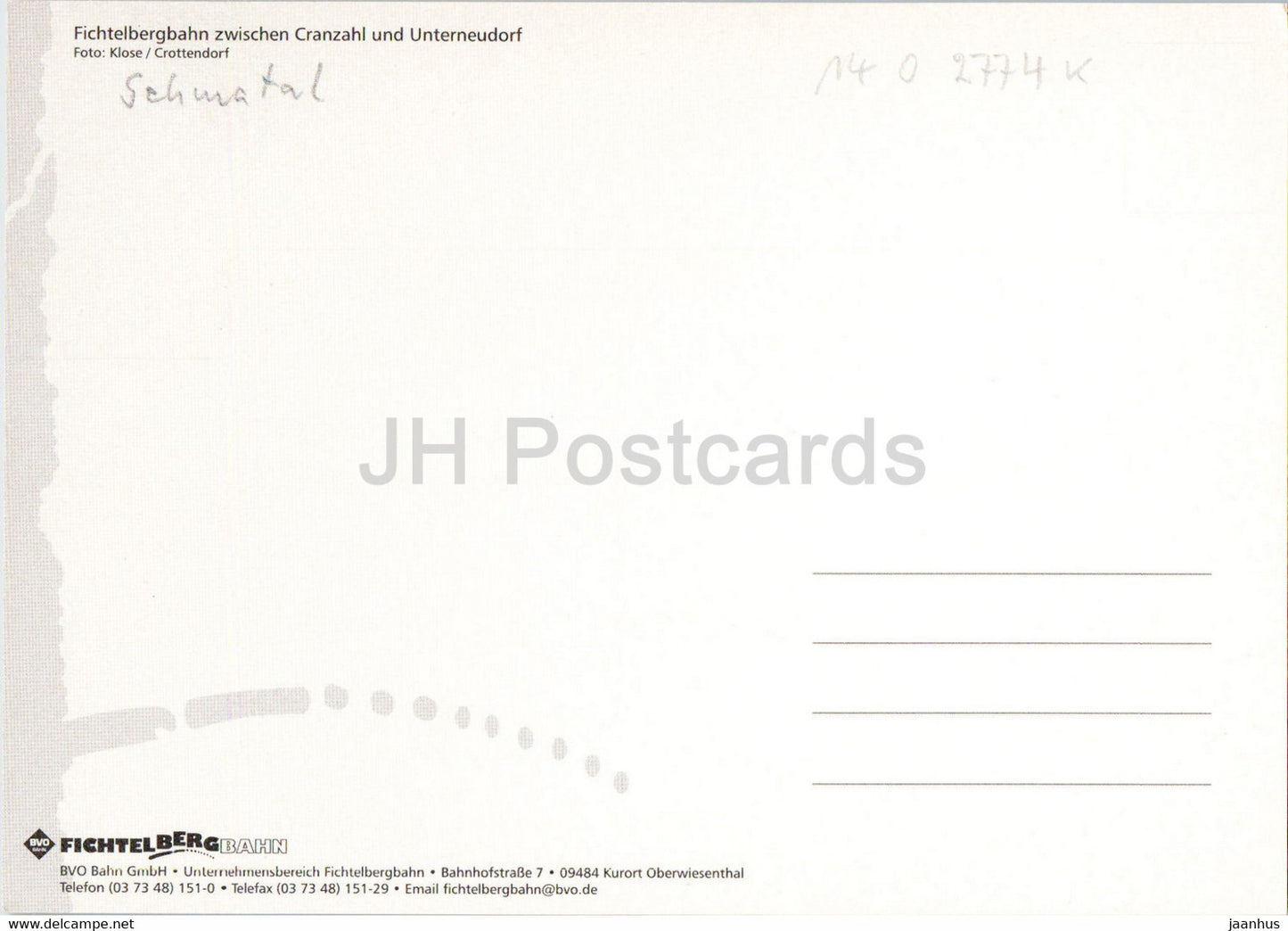 Fichtelbergbahn zwischen Cranzahl und Unterneudorf - train - railway - locomotive - Germany - unused
