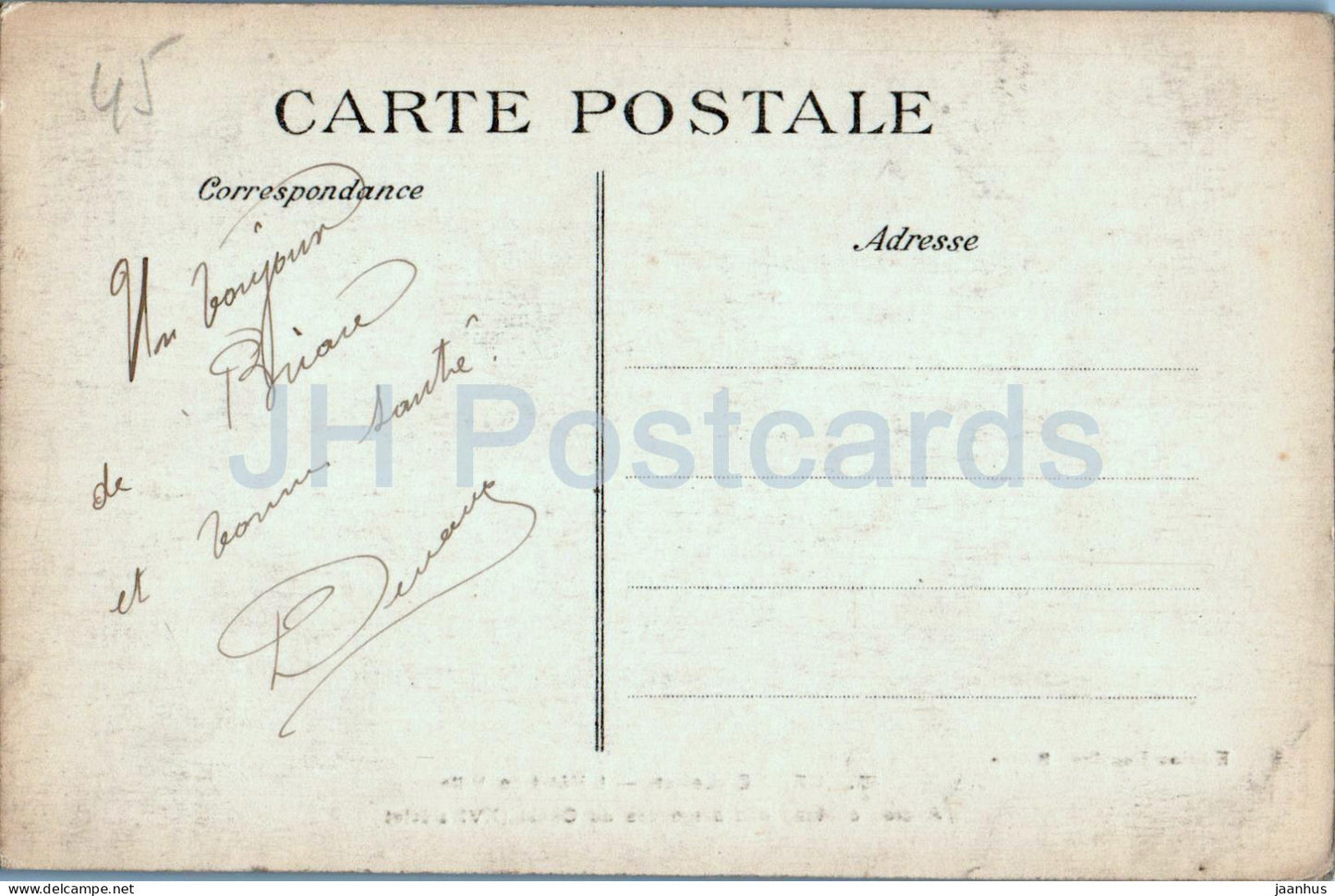 Briare - L'Hotel de Ville - Ancien chateau des seigneurs du Canal - town hall - 48 - old postcard - France - used