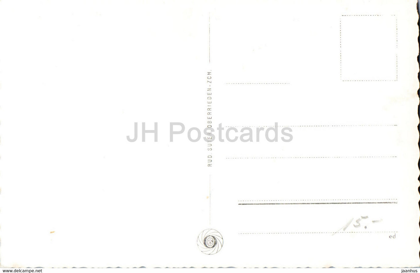 Goscheneralp - 7517 - carte postale ancienne - Suisse - inutilisée