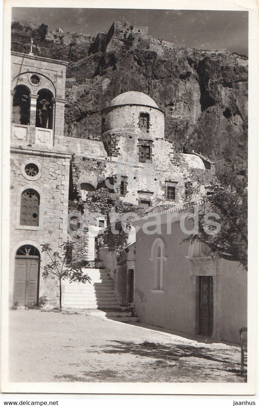 Monemvasia La Vierge Myrtidiotissa - old postcard - 1960 - Greece - used - JH Postcards