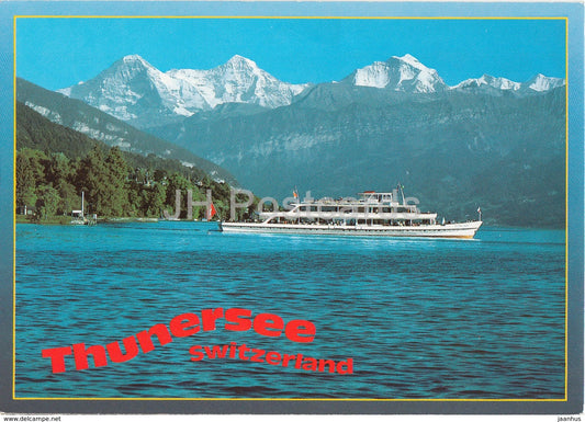 Thunersee - MS Blumlisalp - passenger ship - 1997 - Switzerland - used - JH Postcards