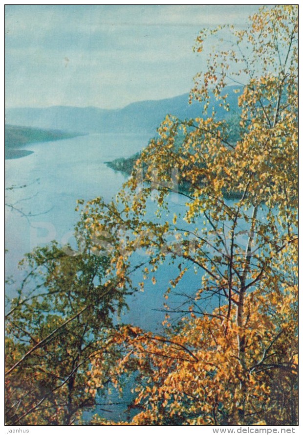 Yenisei river - Siberia - 1964 - Russia USSR - unused - JH Postcards