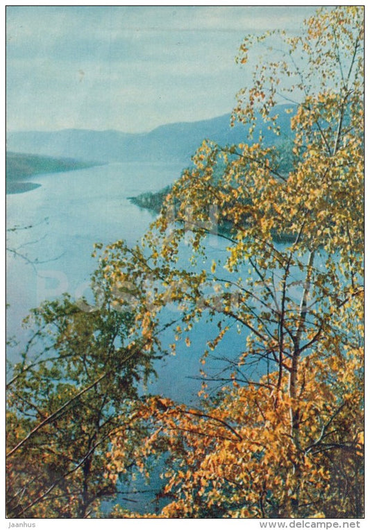 Yenisei river - Siberia - 1964 - Russia USSR - unused - JH Postcards
