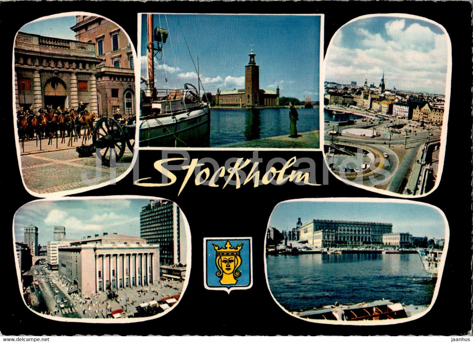 Stockholm - multiview - 130/45 - Sweden - unused - JH Postcards
