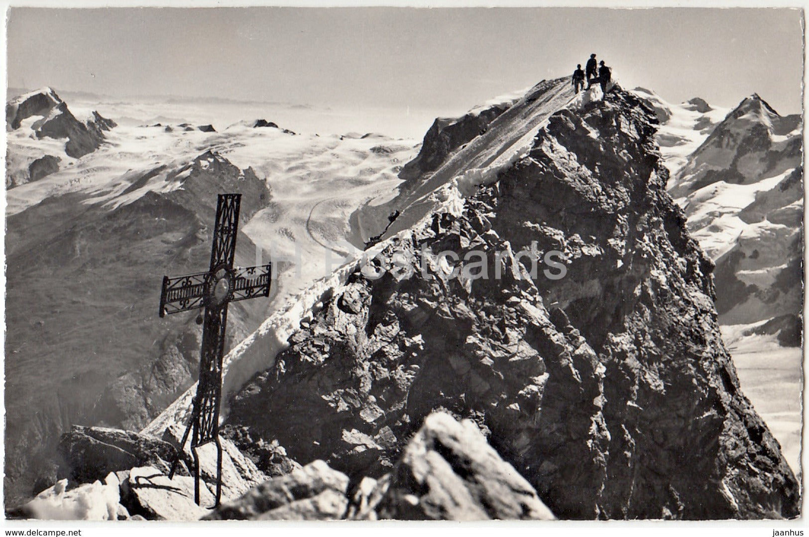 Zermatt - Matterhorn - Schweizergipfel - 1312 - Switzerland - 1959 - used - JH Postcards