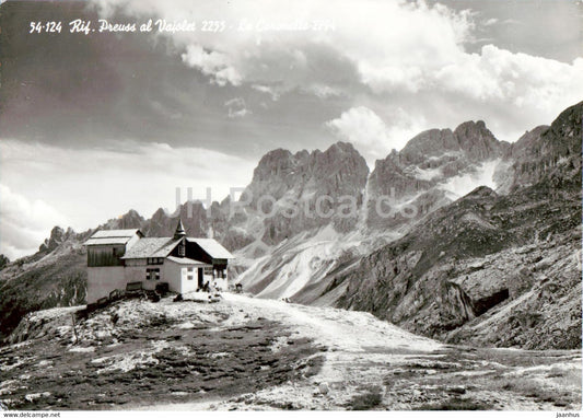 Rif Preuss al Vajolet - Coronelle - old postcard - Italy - unused - JH Postcards
