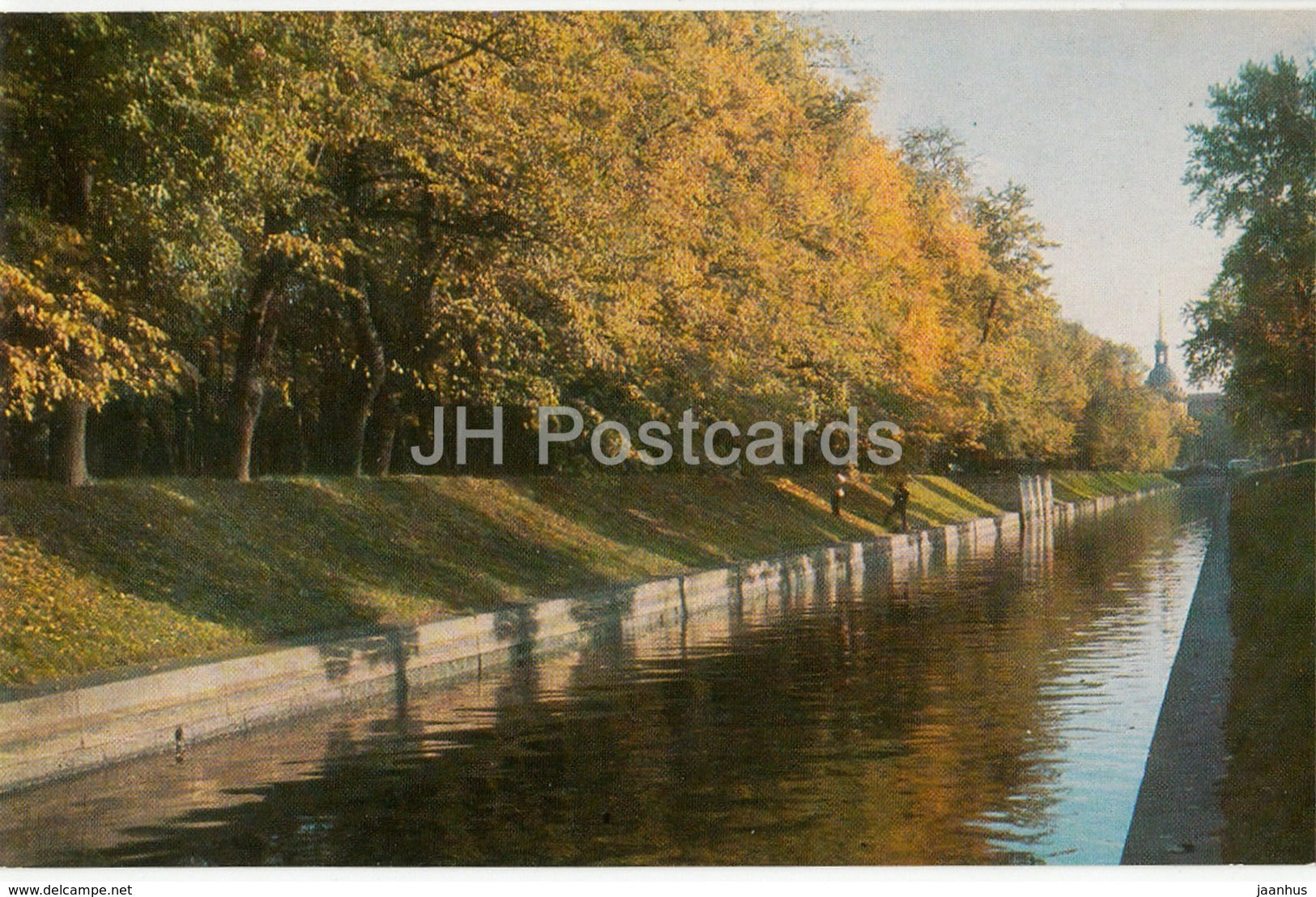 Leningrad - St. Petersburg - Summer Gardens - The Swan Canal - 1971 - Russia USSR - unused - JH Postcards