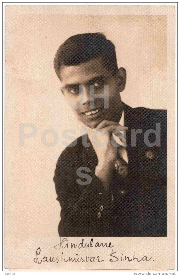 hindu Lakshmisvar Sinha - man - M. Õnnis Foto - unused - JH Postcards