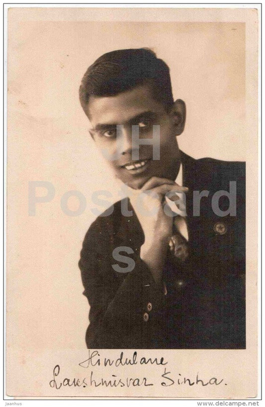 hindu Lakshmisvar Sinha - man - M. Õnnis Foto - unused - JH Postcards
