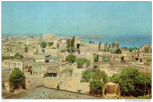 Baku castle view - Baku - 1976 - Azerbaijan USSR - unused - JH Postcards