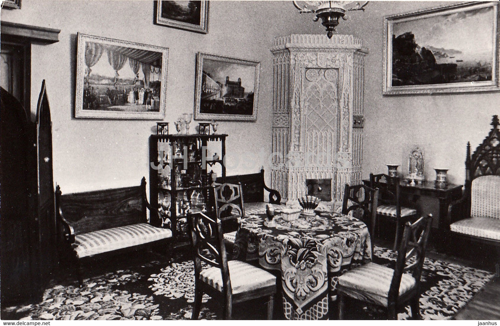 Petrodvorets - Cottage Palace - Large waiting room - 1981 - Russia USSR - unused - JH Postcards