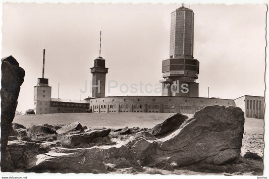 Gr Feldberg i Ts 881 m - Fernseh und UKW Sender - TV and radio tower - Germany - unused - JH Postcards