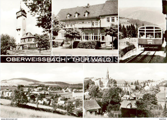 Oberweissbach - Thur Wald - funicular - Germany DDR - unused - JH Postcards