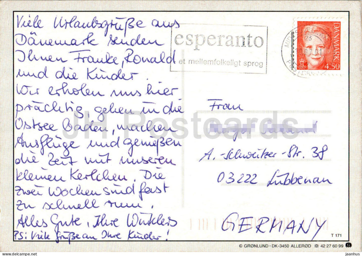 Dänemark - Nordsee - Windsurfen - Baden - T 171 - 2001 - Dänemark - gebraucht 