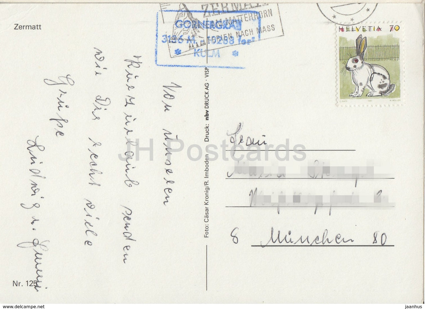 Zermatt - 125 - Suisse - d'occasion