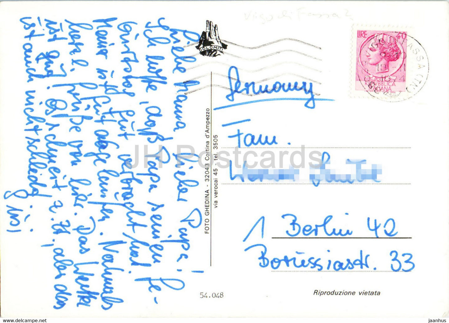 Rif Ciampedie 1998 m - multiview - 54.048 - 1974 - Italy - used