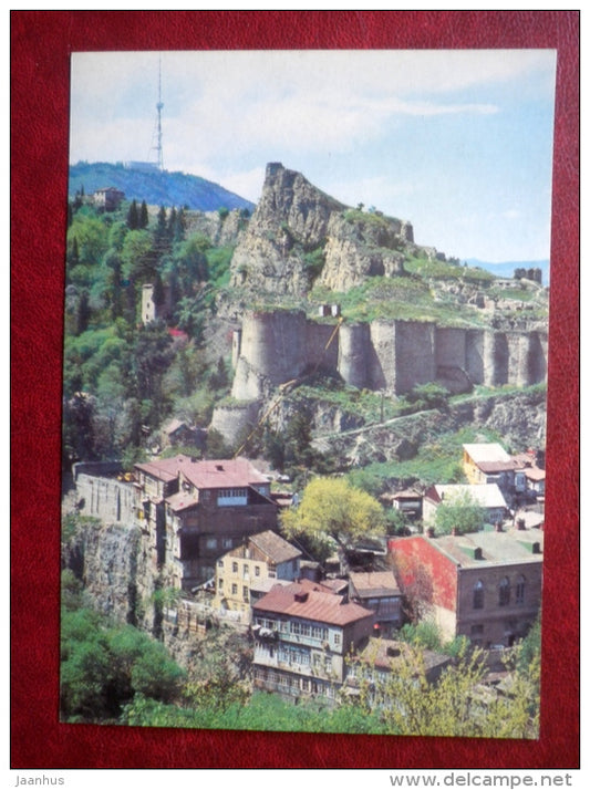 The Narikala Fortress - Tbilisi - 1985 - Georgia USSR - unused - JH Postcards
