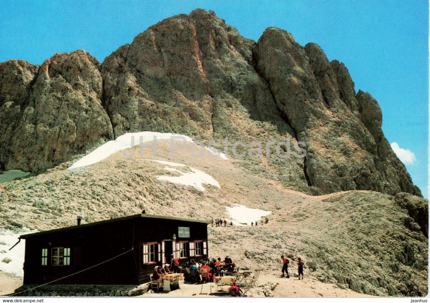 Dolomiti - Gruppo del Catinaccio - Rosengarten Gruppe - Rifugio Passo Santner - Cima Catinaccio - Italy - unused - JH Postcards