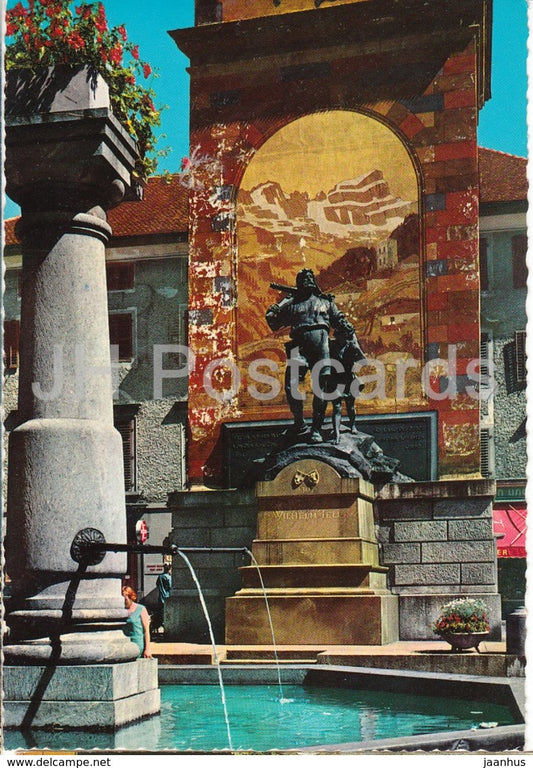 Altdorf - Telldenkmal - William Tell monument -  Switzerland - unused - JH Postcards